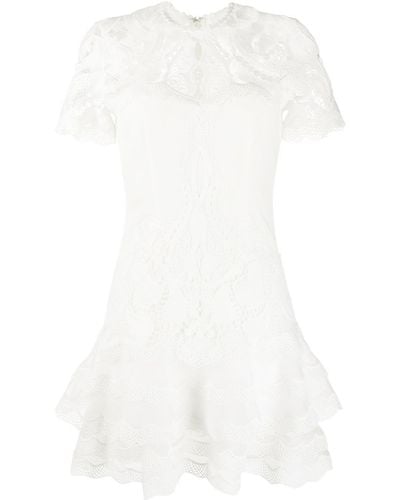 Jonathan Simkhai Lace-panelled Crepe Dress - White