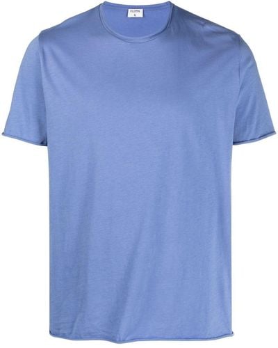 Filippa K Camiseta con cuello redondo y manga corta - Azul