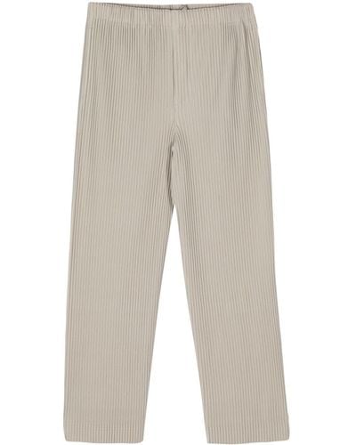 Homme Plissé Issey Miyake Mc March Pleated Pants - Natural