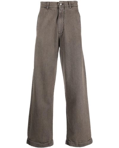 Societe Anonyme High-rise Straight-cut Jeans - Gray