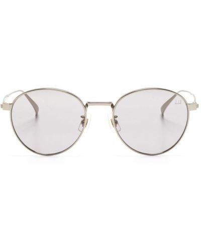 Dunhill Sonnenbrille mit rundem Gestell - Mettallic