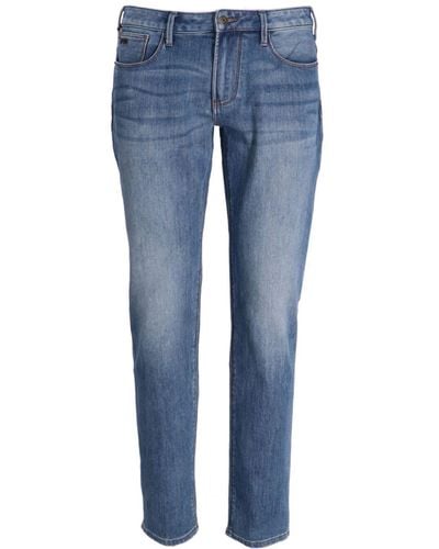 Emporio Armani Slim Fit Denim Jeans - Blue
