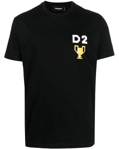 DSquared² プリント Tシャツ - ブラック