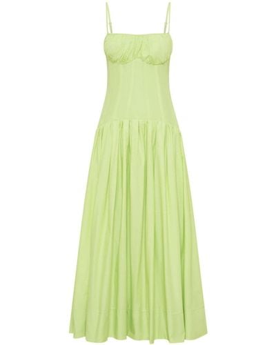 Nicholas Dolma Cotton Dress - Green