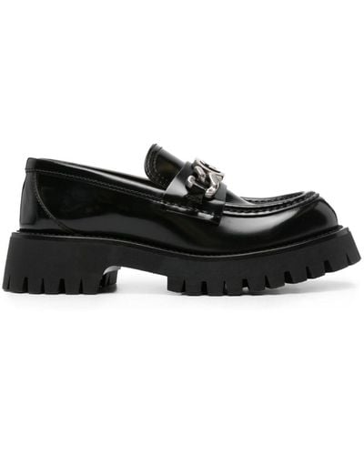 Gucci Lederen Loafers - Zwart