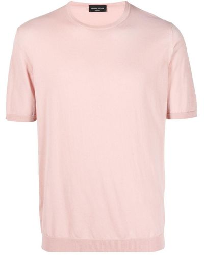 Roberto Collina クルーネック Tシャツ - ピンク