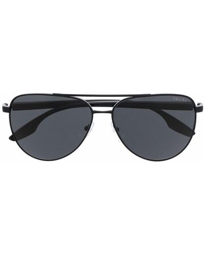 Prada Getönte Pilotenbrille - Schwarz