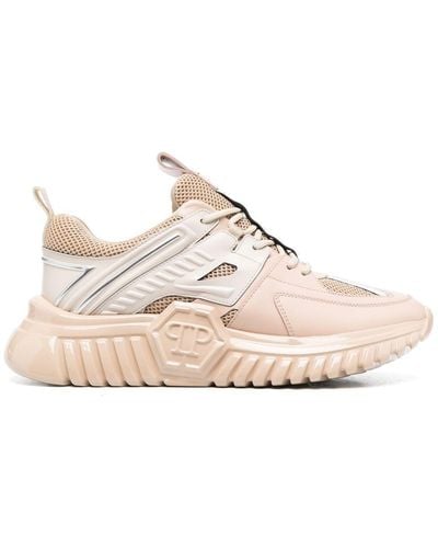 Philipp Plein Runner Lace-up Trainers - Pink