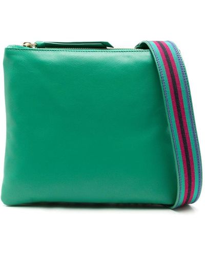 Sarah Chofakian Barbara Leather Crossbody Bag - Green