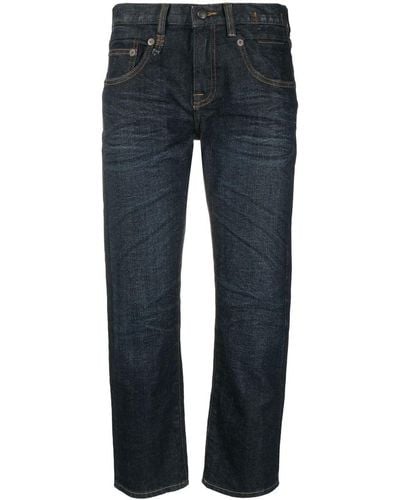 R13 Jeans im Cropped-Design - Blau
