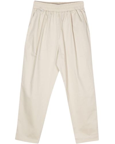 FAMILY FIRST Pleat-detailing Tapered Trousers - White