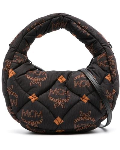 MCM Aren Hobo Padded Bag - Black
