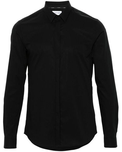 Calvin Klein クラシックカラー シャツ - ブラック