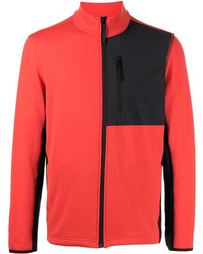 Aztech Mountain Paneled Fleece Jacket - Red