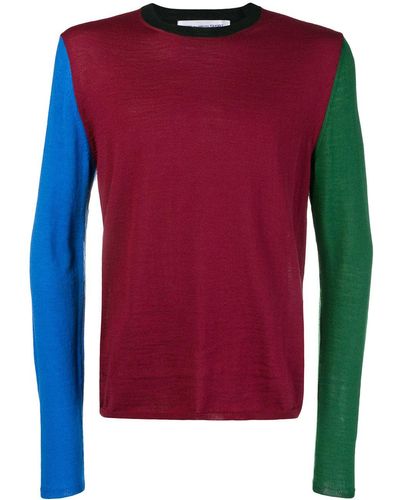 Comme des Garçons Colour-block Sweater - Red
