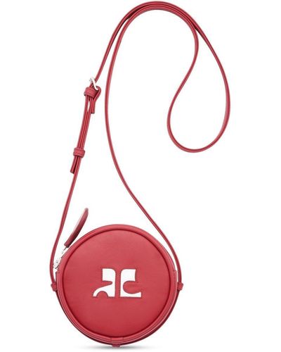 Courreges Reedition Circle Crossbody Bag - Pink