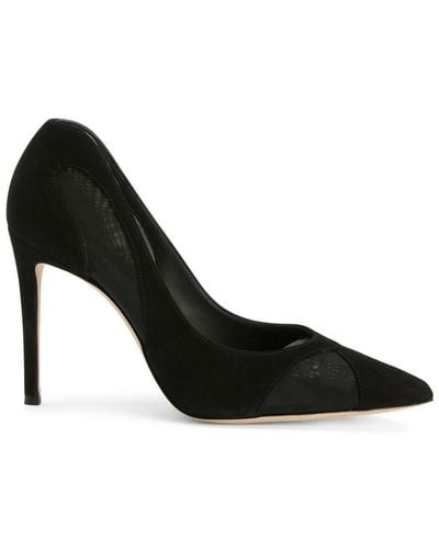 Giuseppe Zanotti Anna Pointed Toe Court Shoes - Black