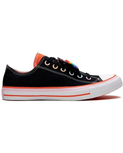 Converse Zapatillas bajas con detalle de arcoíris - Negro