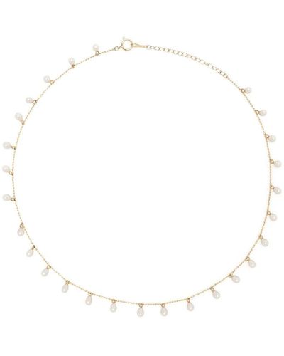 Mizuki Collier Sea of Beauty en or 14ct serti de perles Akoya - Blanc