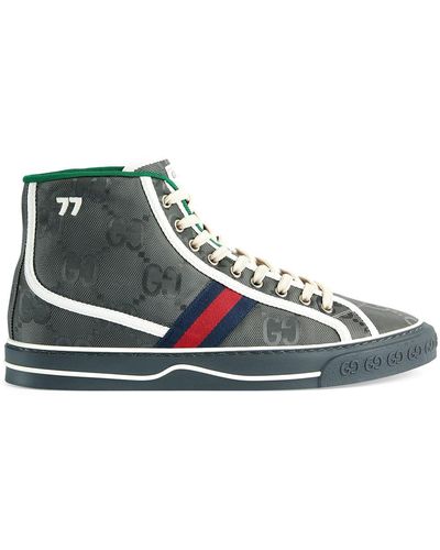 Gucci Off The Grid High Top Tennis 1977 - Gray