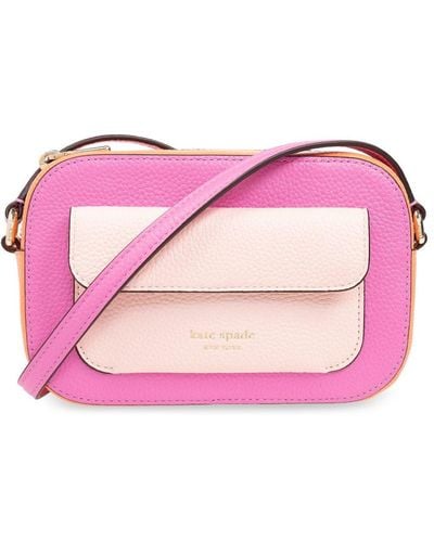 Kate Spade Ava Leather Cross Body Bag - Pink