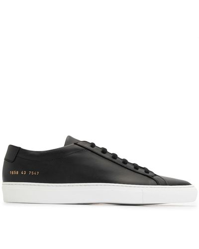 Common Projects Low-top Leather Trainers - Black