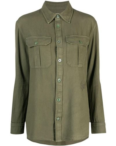 Zadig & Voltaire Teros Cotton Shirt - Green