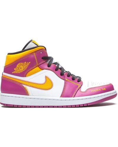 Nike Baskets montantes Air 1 Mid - Rose