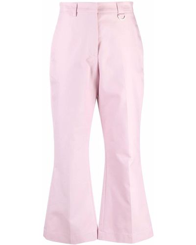 MSGM Elegante Hose mit Bügelfalten - Pink