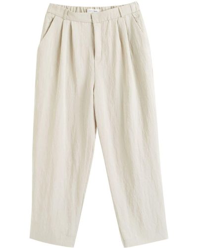 Chinti & Parker Straight-leg Cropped Trousers - White
