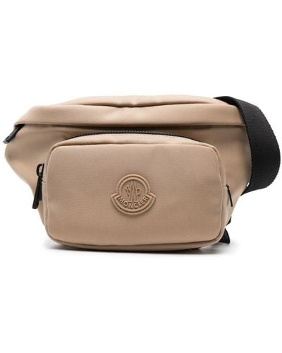 Moncler Durance Gürteltasche aus Canvas - Natur