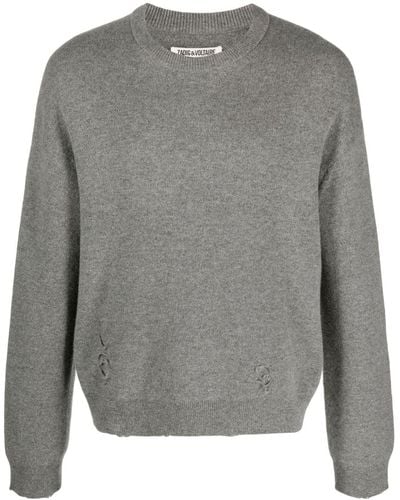 Zadig & Voltaire Marko Wool Sweater - Gray