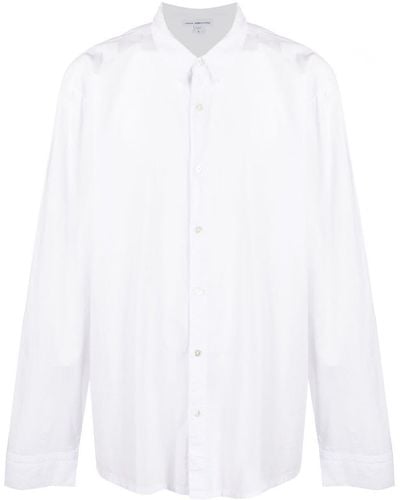 James Perse Langärmeliges Hemd - Weiß