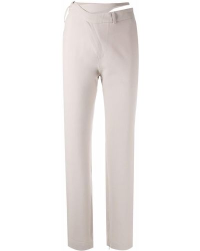 OTTOLINGER Straight-leg Tailored Trousers - Grey