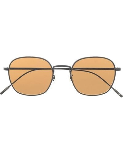 Oliver Peoples Round-frame Sunglasses - Black
