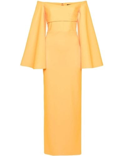 Solace London The Eliana Maxi Dress - Yellow