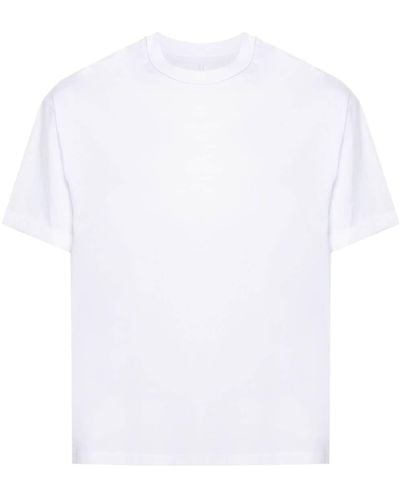 Neil Barrett T-shirt en coton à col rond - Blanc