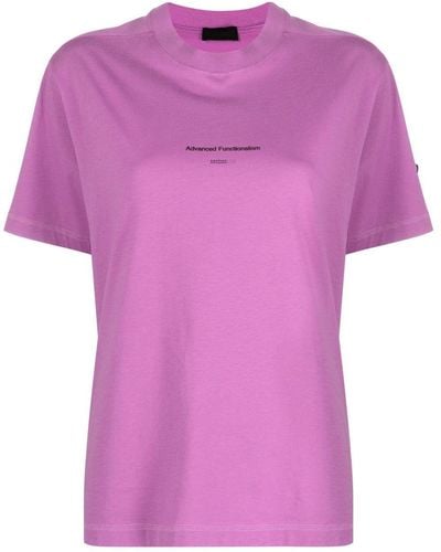 Moncler T-shirt Met Logoprint - Roze