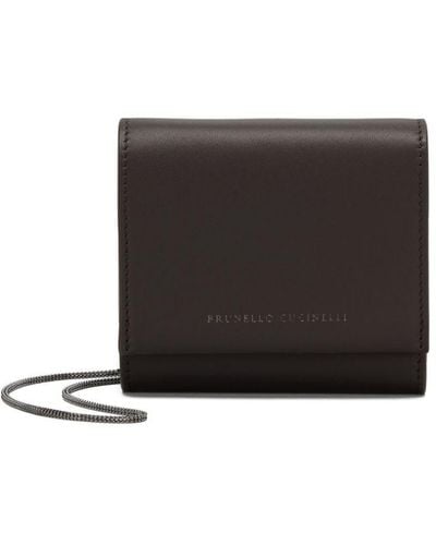 Brunello Cucinelli Leather Wallet - Black
