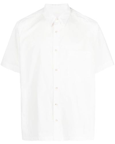 Nanushka Short-sleeve Cotton Shirt - White