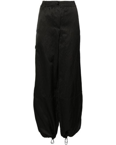 Dorothee Schumacher Slouchy Coolness tapered trousers - Negro