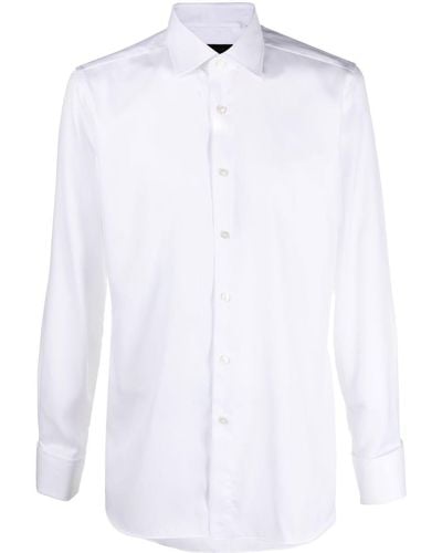 Dell'Oglio Klassisches Hemd - Weiß