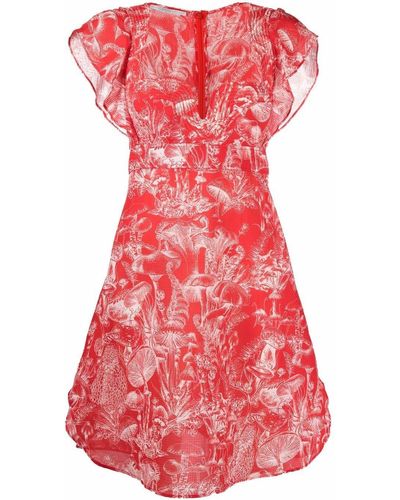 Stella McCartney Kleid mit Print - Mehrfarbig