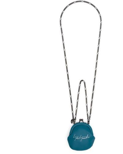 discord Yohji Yamamoto Halskette aus Leder - Blau