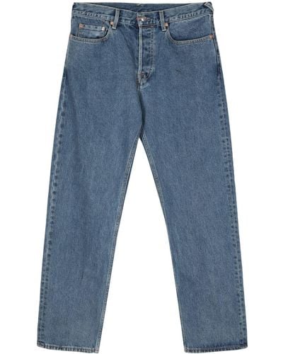 Paul Smith Straight-Leg-Jeans mit Logo-Applikation - Blau