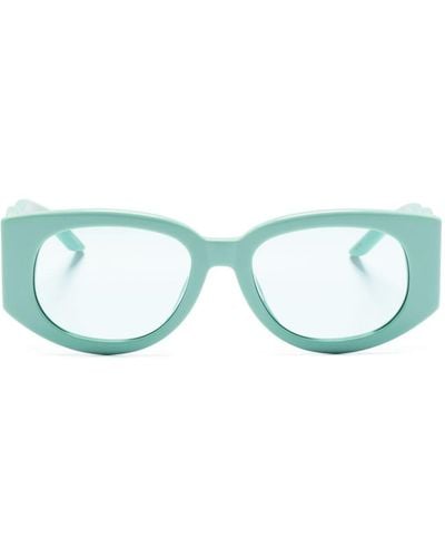 Casablancabrand Memphis Oval-frame Sunglasses - Blue