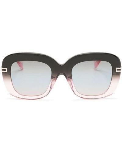 Vivienne Westwood Eckige Sonnenbrille mit Farbverlauf - Schwarz