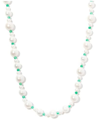 Hatton Labs Collana Pebbles in argento sterling - Bianco