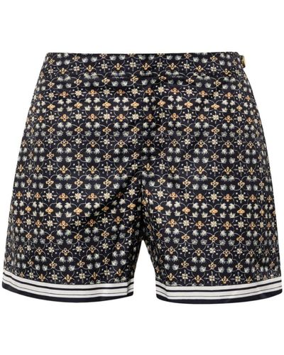 Orlebar Brown Bulldog Fiore Badeshorts - Schwarz