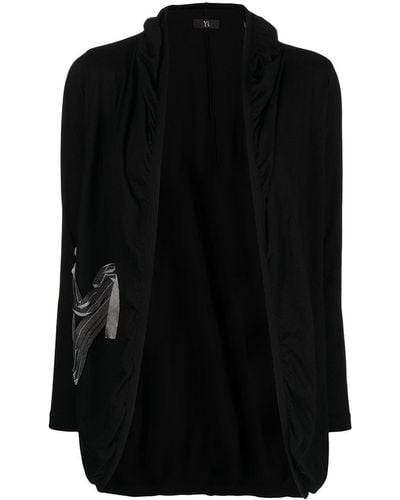 Y's Yohji Yamamoto Vest Met Patchwork - Zwart